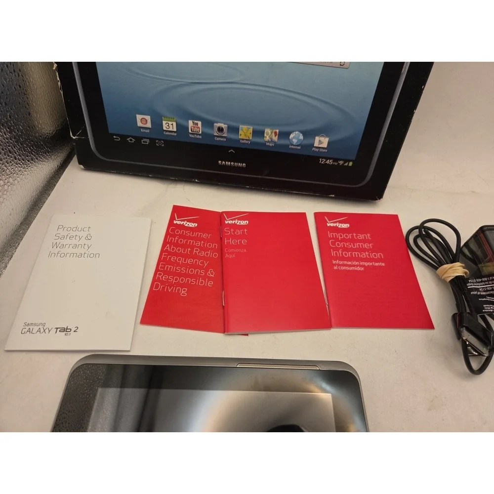 Samsung Galaxy Tab 2 SCH-1915 8GB, Wi-Fi, 10.1in - Titanium Silver FOR REPAIR